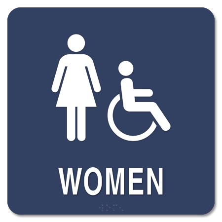 Women w/Female & Handicap Accessible Symbols