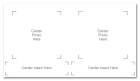 Additional Insert/2 Slot Picture Room Number (50/pk)