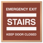 Emergency Exit/ Keep Door Closed