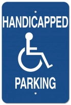 Handicapped Parking - with ISA symbol