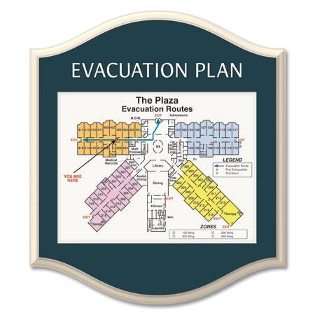 Evacuation Plan Holder