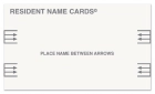 Additional Inserts/1 & 2 Room Number (100/pk)