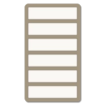 6-Slot Changeable Insert