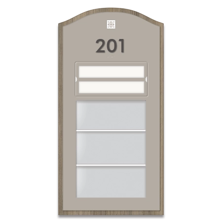 Memory Care Shadow Box Display w/2-Line Insert