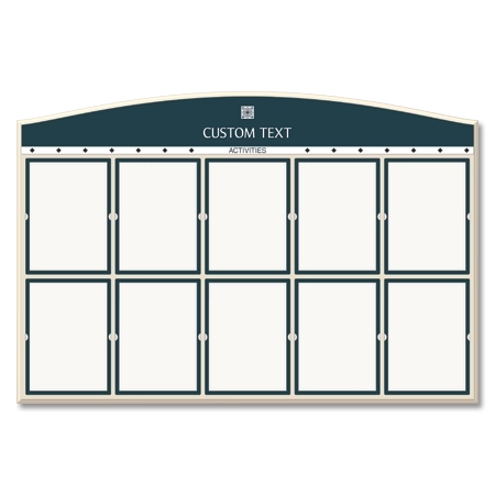 Message Display w/10 Insert Holders