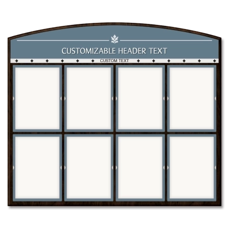 Message Display w/8 Insert Holders