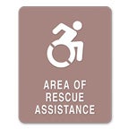 NYC Area of Refuge Signs
