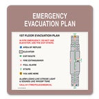 Building Evacuation Map Signs