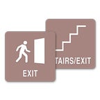 Tactile Exit Signs