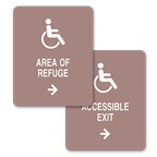 Handicap Accessible Directional Signs