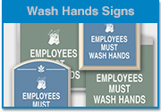 Wash Hands Signs
