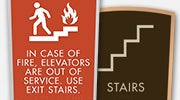 Stairs/Elevator Signs