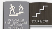 Stairs/Elevator Signs